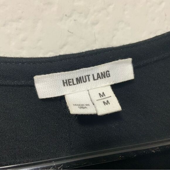 Helmut Lang Black T Shirt Dress size M - Picture 5 of 10